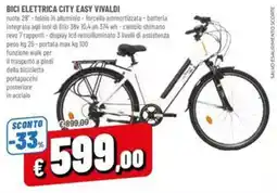 A&O Bici elettrica city easy vivaldi offerta