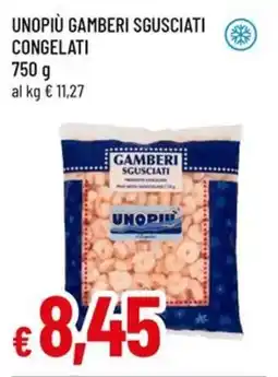 A&O Unopiù gamberi sgusciati congelati offerta