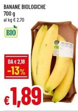 A&O Banane biologiche offerta