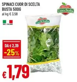 A&O Spinaci cuor di scelta busta offerta