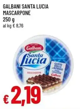 A&O Galbani santa lucia mascarpone offerta