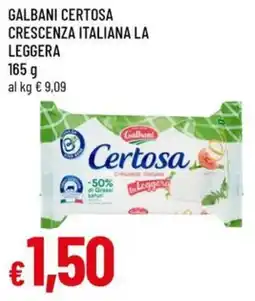 A&O Galbani certosa crescenza italiana la leggera offerta