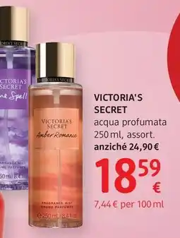 dm drogerie markt VICTORIA'S SECRET acqua profumata offerta