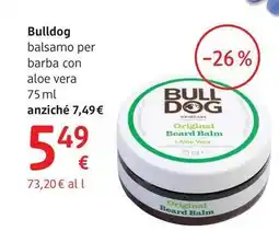 dm drogerie markt Bulldog balsamo per barba con aloe vera offerta