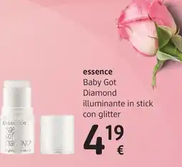 dm drogerie markt essence Baby Got Diamond illuminante in stick con glitter offerta