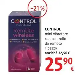 dm drogerie markt CONTROL mini-vibratore con controllo da remoto offerta
