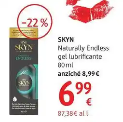 dm drogerie markt SKYN Naturally Endless gel lubrificante offerta