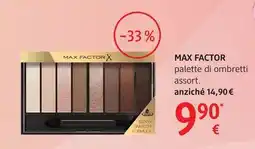 dm drogerie markt MAX FACTOR palette di ombretti offerta