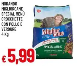 A&O Morando migliorcane special menù crocchette con pollo e verdure offerta
