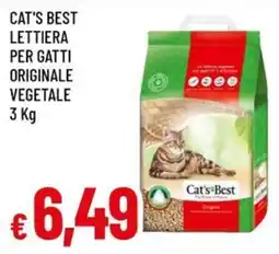 A&O Cat's best lettiera per gatti originale vegetale offerta