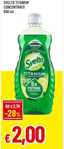 A&O Svelto titanium concentrato offerta