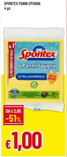 A&O Spontex panni spugna offerta