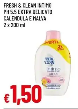 A&O Fresh & clean intimo ph 5.5 extra delicato calendula e malva offerta