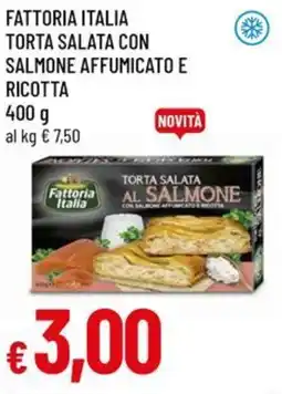 A&O Fattoria italia torta salata con salmone affumicato e ricotta offerta