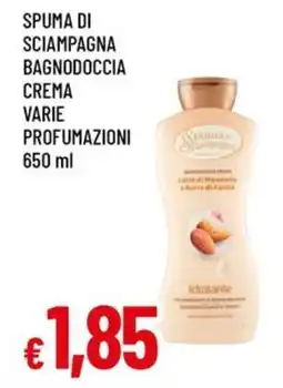 A&O Spuma di sciampagna bagnodoccia crema offerta