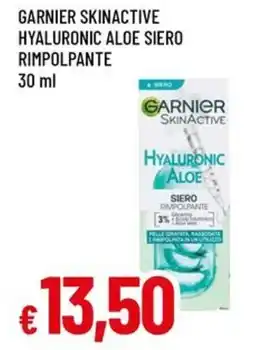 A&O Garnier skinactive hyaluronic aloe siero rimpolpante offerta