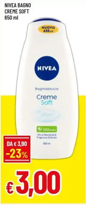 A&O Nivea bagno creme soft offerta