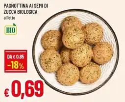 A&O Pagnottina ai semi di zucca biologica offerta