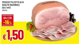 A&O Prosciutto cotto alta qualita' nazionale offerta