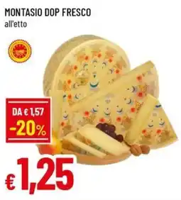 A&O Montasio dop fresco offerta