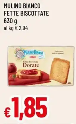 A&O Mulino bianco fette biscottate offerta