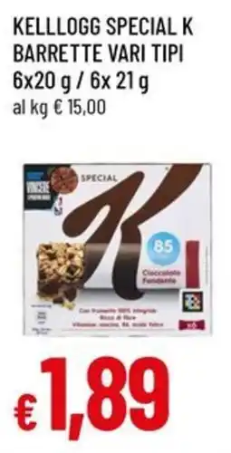 A&O Kelllogg special k barrette offerta