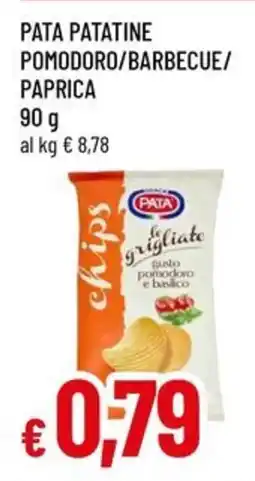 A&O Pata patatine pomodoro/barbecue/ paprica offerta