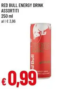 A&O Red bull energy drink offerta