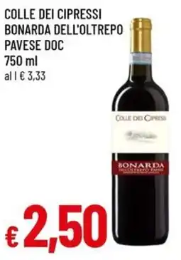 A&O Colle dei cipressi bonarda dell'oltrepo pavese DOC offerta