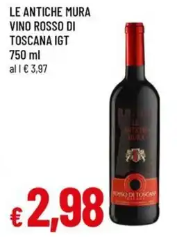 A&O Le antiche mura vino rosso di toscana IGT offerta