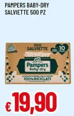 A&O Pampers baby-dry salviette 500 pz offerta