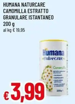 A&O Humana naturcare camomilla estratto granulare istantaneo offerta