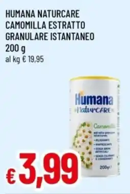 Famila Humana naturcare camomilla estratto granulare istantaneo offerta