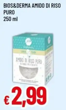 Famila Bios&derma amido di riso puro offerta