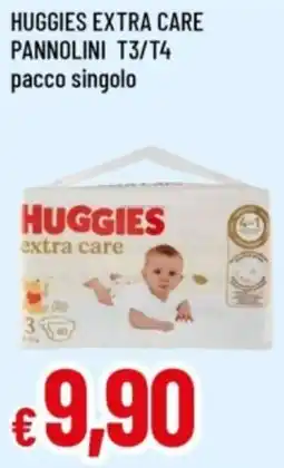 Famila Huggies extra care pannolini T3/T4 pacco singolo offerta