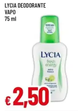 Famila Lycia deodorante vapo offerta