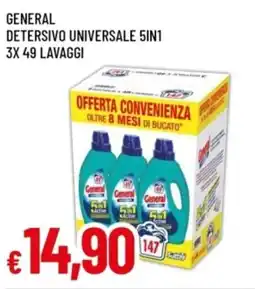 Famila General detersivo universale 5in1 offerta