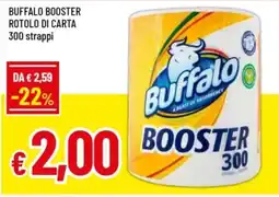 Famila Buffalo booster rotolo di carta 300 strappi offerta