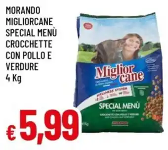 Famila Morando migliorcane special menù crocchette con pollo e verdure offerta