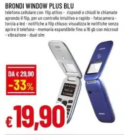 Famila Brondi window plus blu offerta