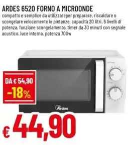 Famila ARDES 6520 forno a microonde offerta