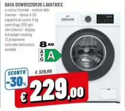 Famila DAYA DSW81225M20 LAVATRICE offerta