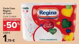 Carrefour Market Carta Casa Regina di Cuori offerta
