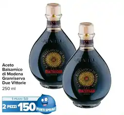 Carrefour Market Aceto Balsamico di Modena Granriserva Due Vittorie offerta