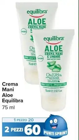 Carrefour Market Crema Mani Aloe Equilibra offerta