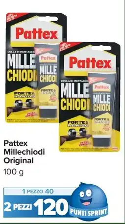 Carrefour Market Pattex Millechiodi Original offerta