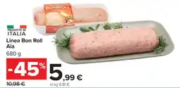 Carrefour Linea Bon Roll Aia offerta