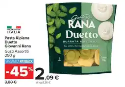 Carrefour Pasta Ripiena Duetto Giovanni Rana offerta