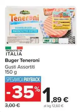 Carrefour Buger Teneroni offerta