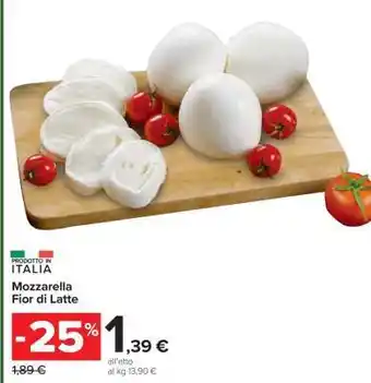 Carrefour Mozzarella Fior di Latte offerta